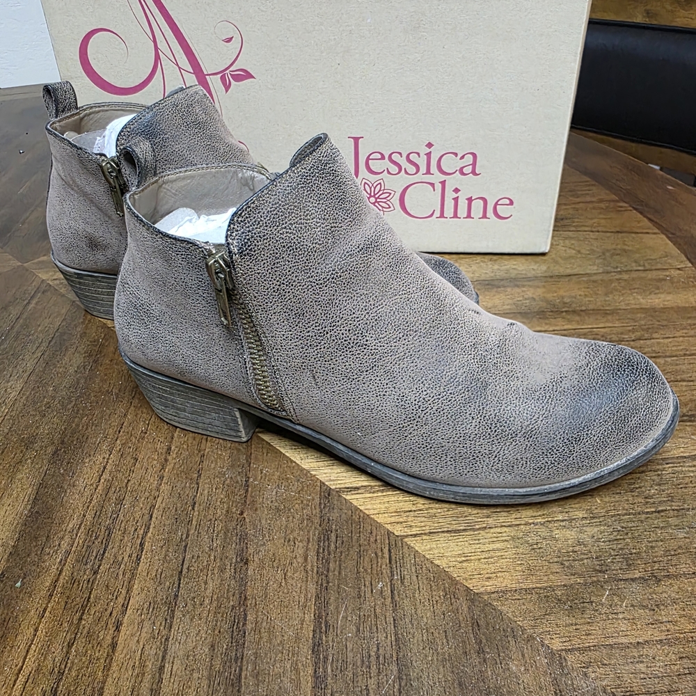 Celine Women's Ankle Boots - Distressed Gray